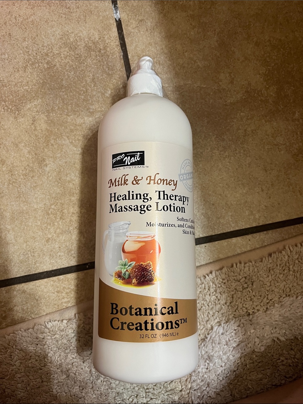 Botanical Creations Milk & Honey Healing Therapy Massage Lotion - White